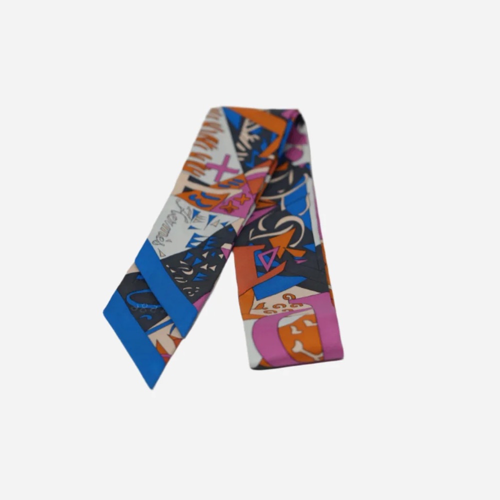 Hermes Silk Twilly Scarf